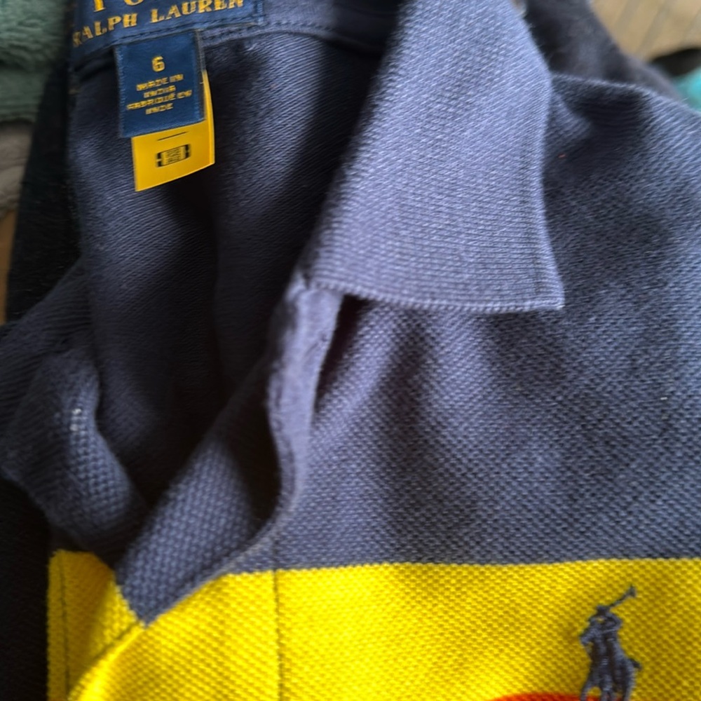 Little Boys Ralph 
Lauren Polo, jeans and sneakers